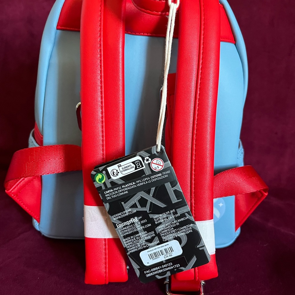 NWT Pixar Wall-E & EVE heart shaped pin display backpack. Loungefly ita bag - Picture 5 of 12